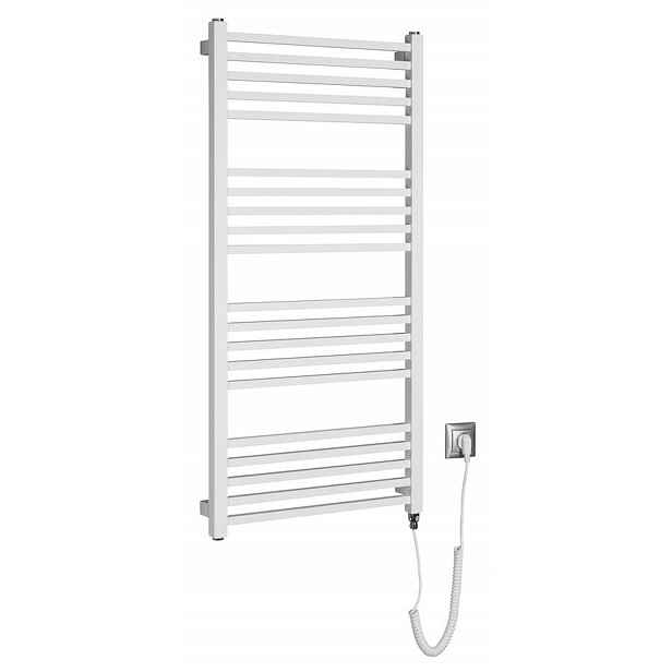 Sapho Metro-E - Topné těleso 50x106 cm, 400 W, bílá ME410