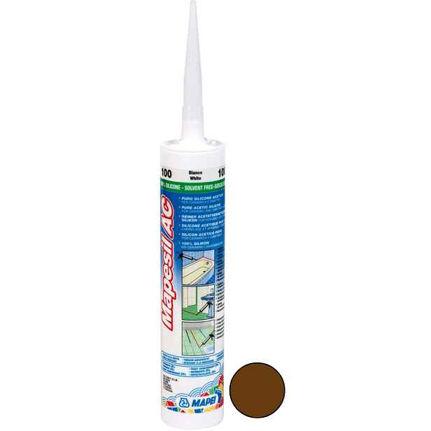 Tmel silikonový Mapei Mapesil AC 144 čokoládová 310 ml