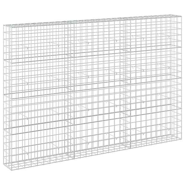 vidaXL Gabion s drátem 5 mm a síťkou 10x10 cm 300x30x200 cm