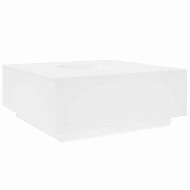 vidaXL Konferenční stolek bílý 100 x 100 x 40 cm kompozitní dřevo
