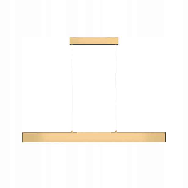 Závěsná lampa moderní zlatá Led lišta 3000K nad stůl 118 cm Maytoni