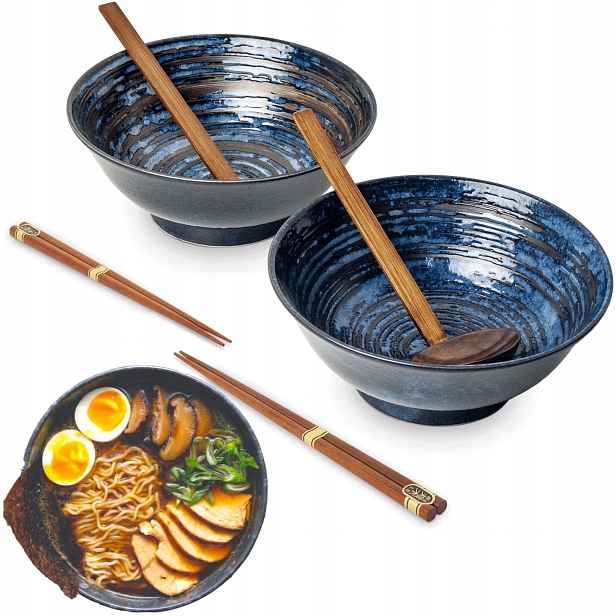 Sada košíčků Naběračky a Tyčinky Na Polévku a Těstoviny Ramen Motiv Uzu