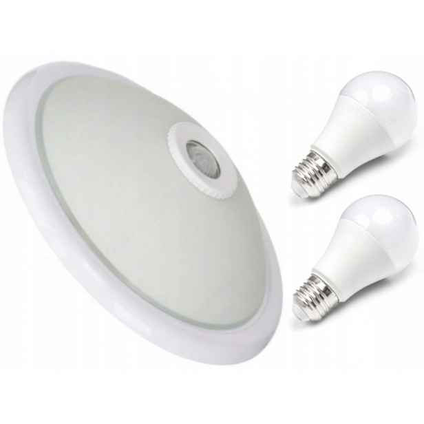 Stropní Svítidlo Led Stropní Svítidlo Snímač soumraku 15W Led žárovky