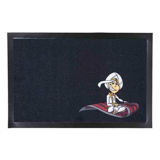 DĚKUJEME ZA DŮVĚRU: Aladinova létající rohožka zdarma, 40x60, černá, Mercury Flooring