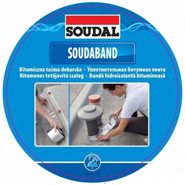 Hliníková pokrývačská těsnící páska Soudal 15 cm x 10 m