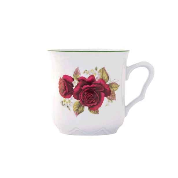 hrnek 270ml KAREL-RŮŽE, čes.porcelán