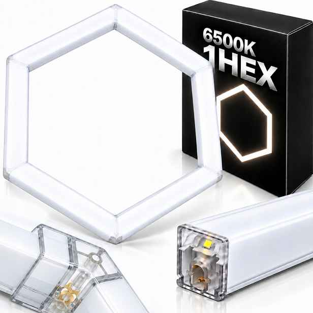 Jedna medová plástev Led bílá 6500K 42W 92x79 Cm garážová dílna