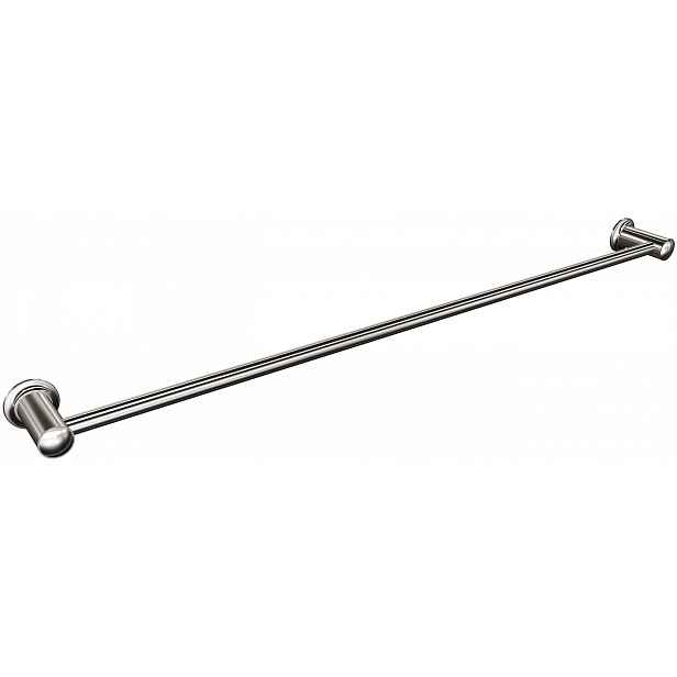 Nástěnný koupelnový věšák na ručníky trubka 80 cm Chrom