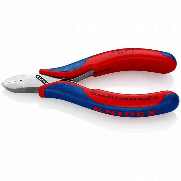 Přesné Boční Kleště 115 MM Pro Elektroniku, Kalené 62 Hrc Knipex