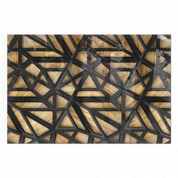 TULUP PODLOŽKA POD KRB 60x40 cm - Geometrie se dřevem