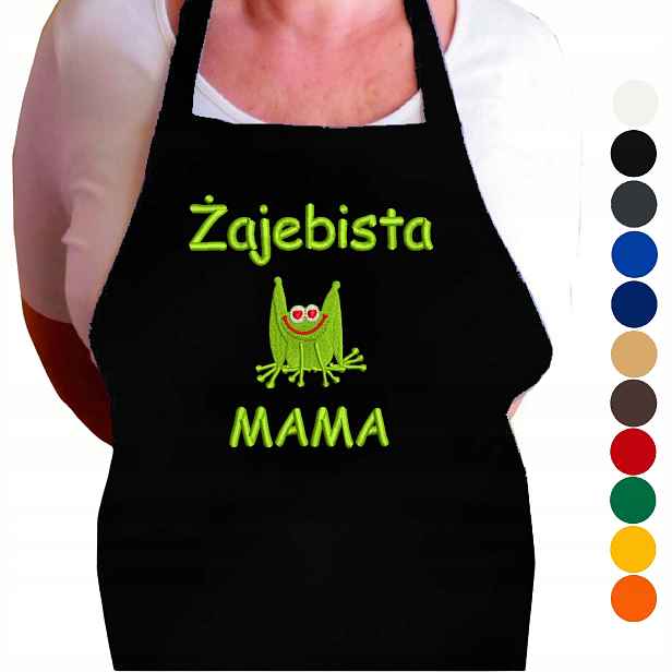 Dárek K Svátek Matek Matky Narozeniny Kuchyňská Zástěra Žabí Máma
