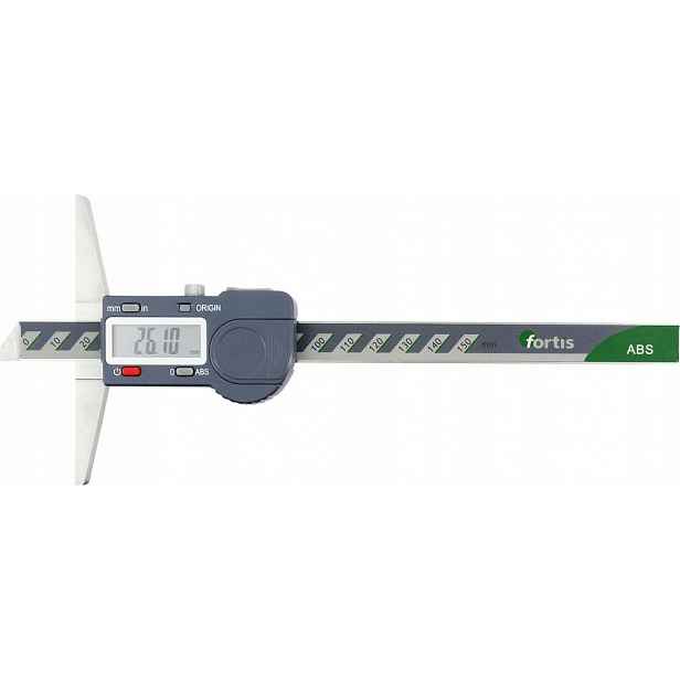 Digitální hloubkoměr 150/0,01 mm Fortis