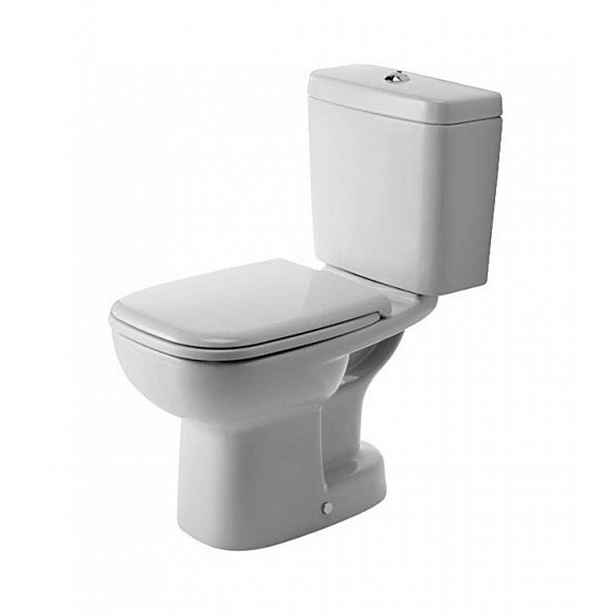 Duravit D-Code - WC kombi mísa, spodní odpad, bílá 21110100002