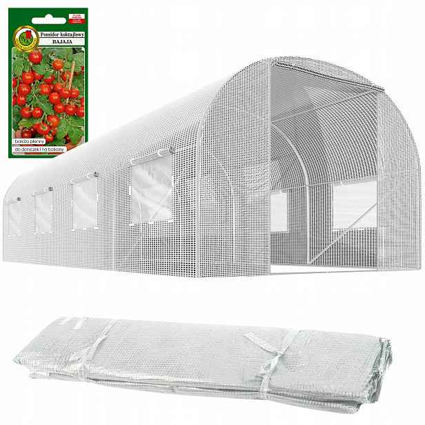 Fólie Na Zahradní Tunel 2,5x4 m Náhradní UV-4 10 m2 Fólie Náhradní 4x2,5