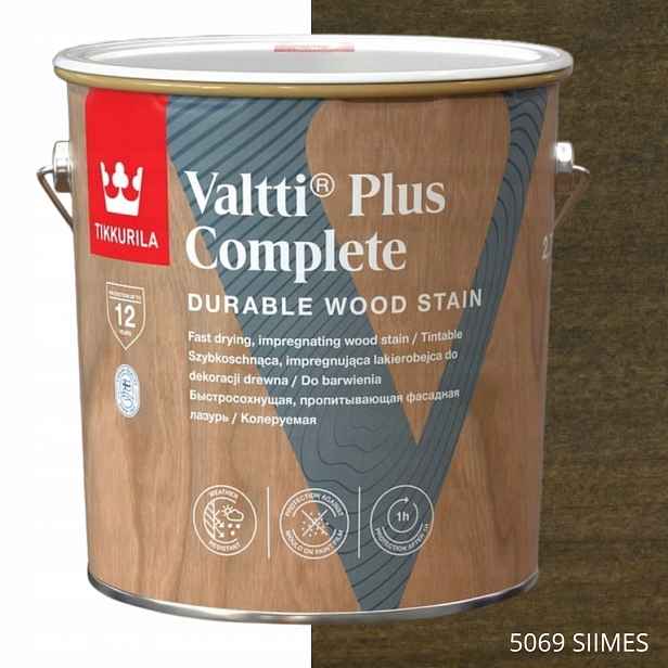 Tikkurila Lakovací Hmota Valtti Plus Complete 2,7 L, Barva 5069 Siimes