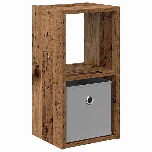 vidaXL Noční stolek Staré dřevo 25,5 x 22 x 49,5 cm Kompozitní dřevo