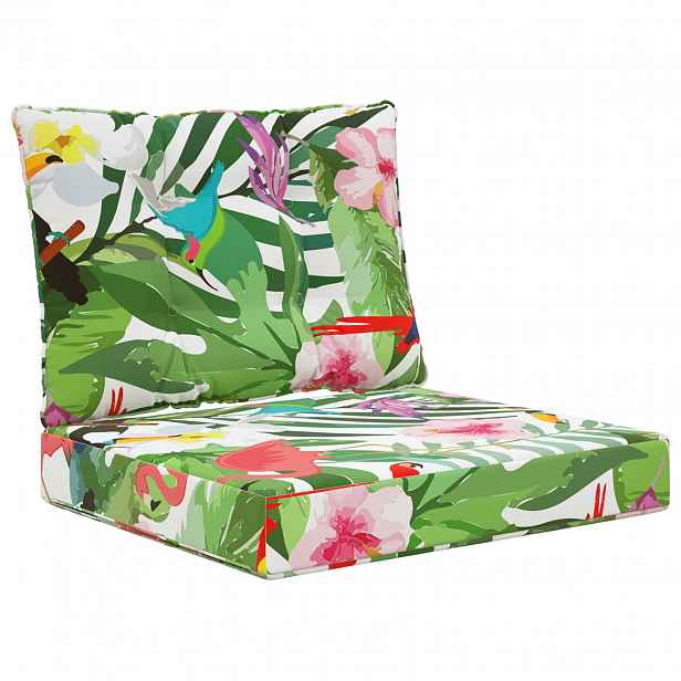 vidaXL Venkovní polštář na pohovku Polyester pestrá 60 x 50,5 cm