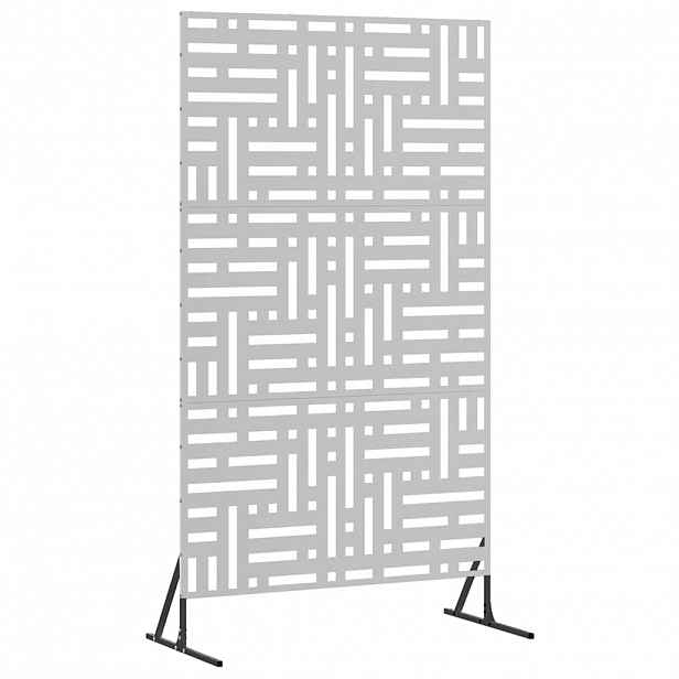 vidaXL Obrazovka pro soukromí 100 x 50 x 180 cm Pozinkovaná ocel