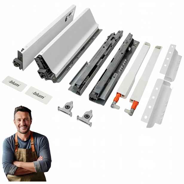 Blum Tandembox Antaro Šuplík 270 mm C střední 167 mm bílá