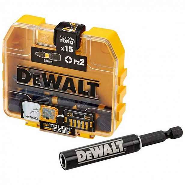 DeWALT - Sada bitů PZ2, 15 ks DT70618T