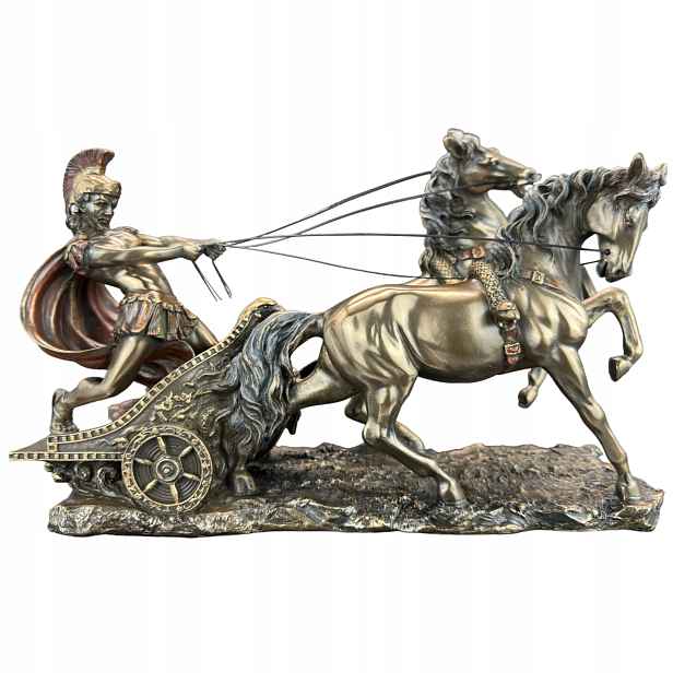 Figurka Soška Unikátní Římský Vůz Veronese WU72011A4