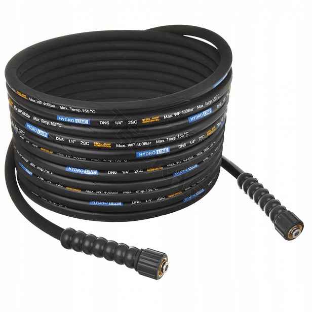 Hadice pro vysokotlaké čističe Techkar 400 bar DN6 2SC M22-M22 30 m
