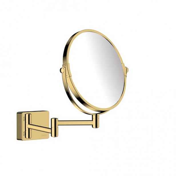 Hansgrohe AddStoris kosmetické zrcátko sklopné leštěný vzhled zlata 41791990
