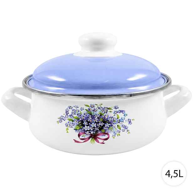Perfect Home Smaltovaný kastrol s poklicí POMNĚNKA 4,5L, 61919