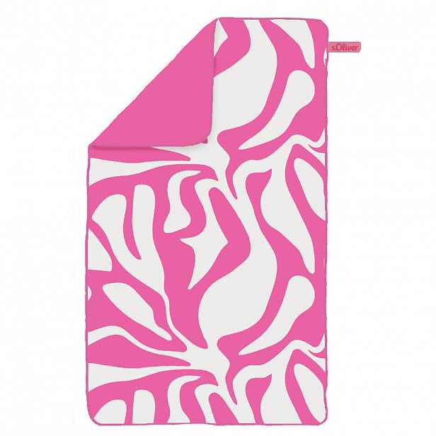 S. Oliver OSUŠKA NA PLÁŽ, 80/160 cm, bílá, pink