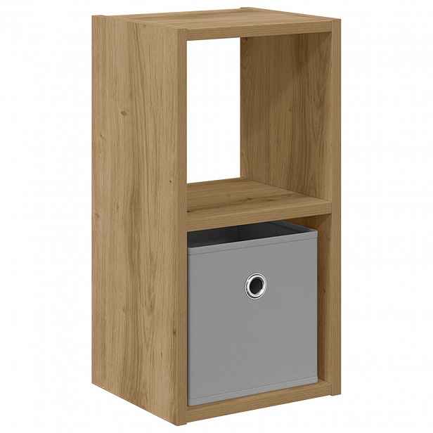 vidaXL Noční stolek Artisanový dub 25,5 x 22 x 49,5 cm