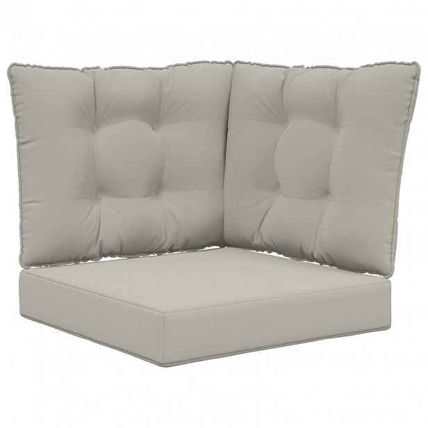 vidaXL Venkovní polštář na pohovku Polyester Šedá 50,5 x 50,5 cm