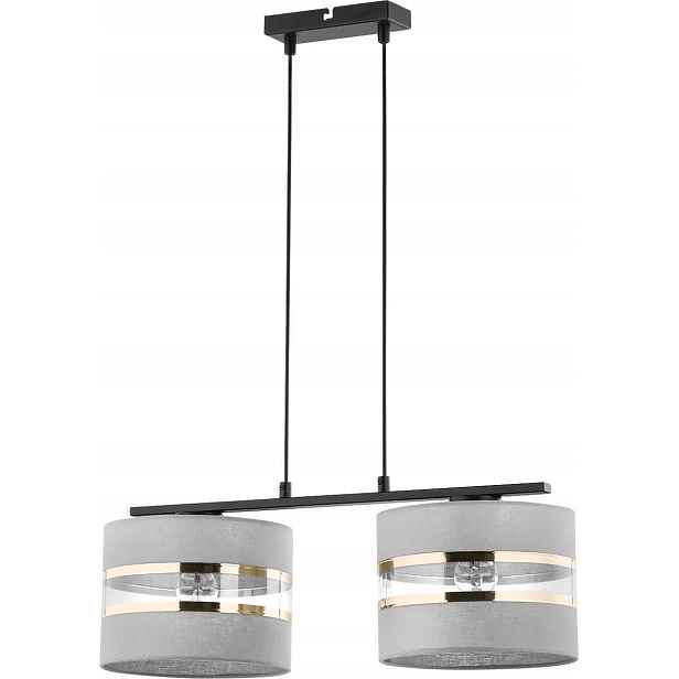 Stropní svítidlo Sara 2xE27 šedá se zlatými proužky Sigma Lighting
