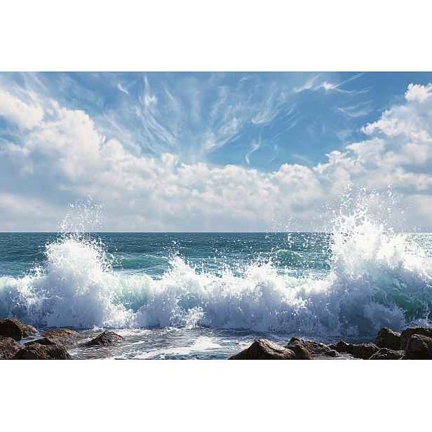 Fototapeta Flizelina Krajina Voda Pobřeží Moře Oceán Vlny 312x219 130g