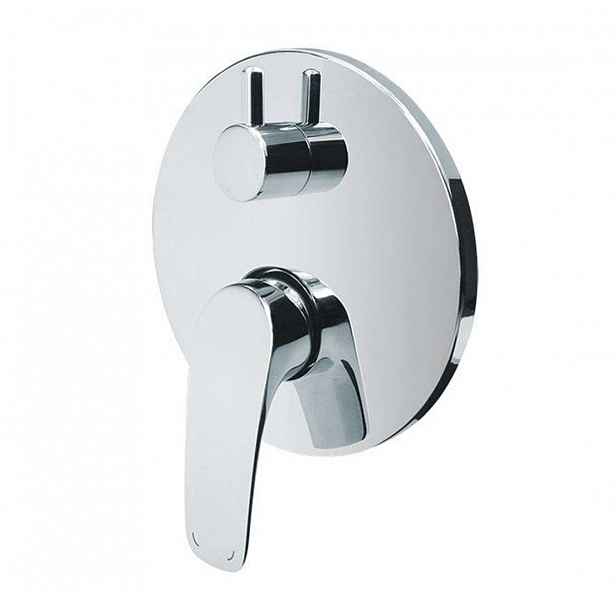 Mereo Eve - Baterie pod omítku, pro 2 spotřebiče, s tělesem, chrom CBV60106A