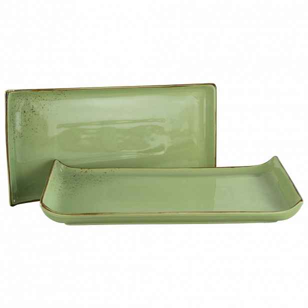 Creatable SADA SERVÍROVACÍCH PODNOSŮ kamenina keramika 16,5/33 cm