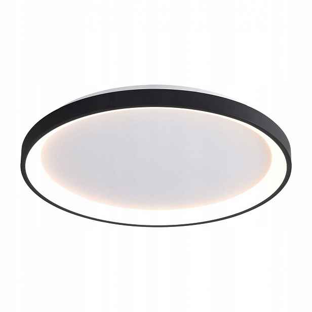 Stropní Svítidlo Led Raden 58 cm Černý 2900 lm Barva Proměnná 3000-6000K Kancelář Italux