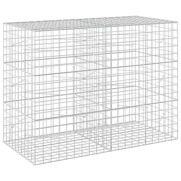 vidaXL Gabion s drátem 5 mm a síťkou 10x10 cm 200x100x150 cm