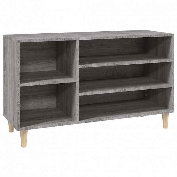 vidaXL Botník šedý sonoma 102x36x60 cm kompozitní dřevo