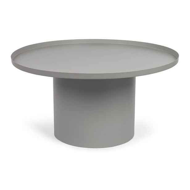 Kovový kulatý odkládací stolek ø 72 cm Fleksa – Kave Home