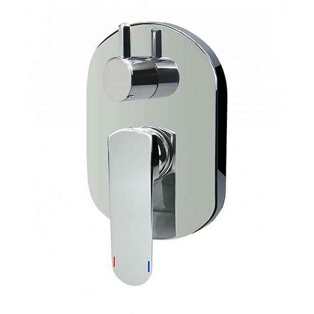Mereo - Baterie pod omítku, pro 2 spotřebiče, s tělesem, chrom CBQ60106MB