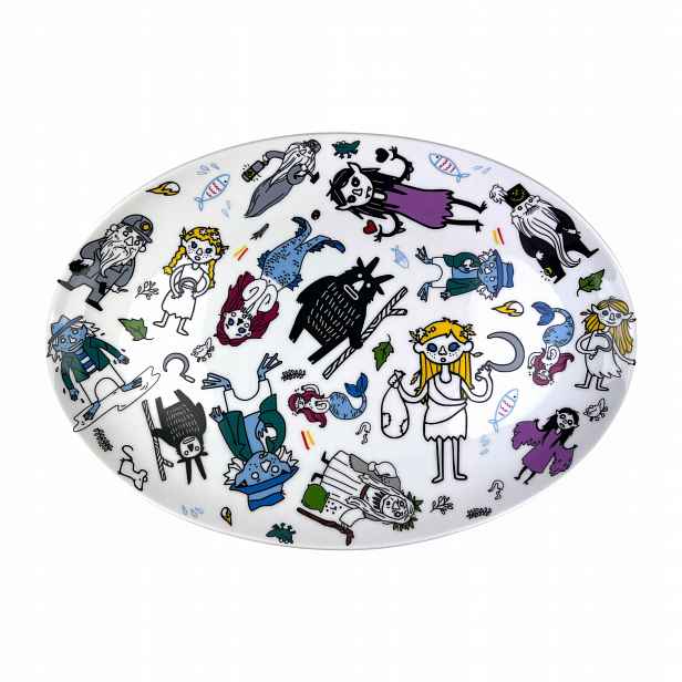 Porcelánová oválná mísa 36 cm Beboki A Ostatní Bogucice