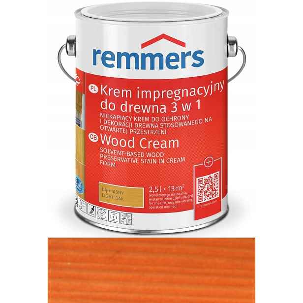 Remmers Holzschutz-Creme lazura 2,5L Mahagon