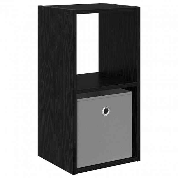 vidaXL Noční stolek Černý dub 30,5 x 27 x 59,5 cm Kompozitní dřevo