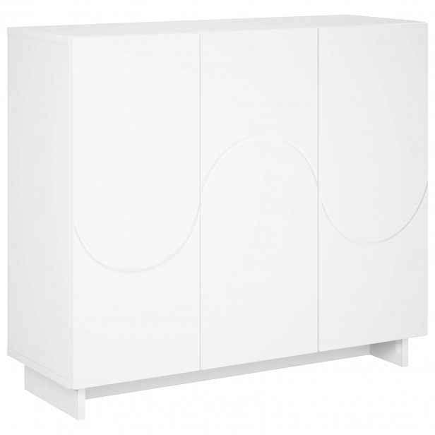 vidaXL Servírovací skříň Bílá 85,5 x 31 x 75 cm Kompozitní dřevo
