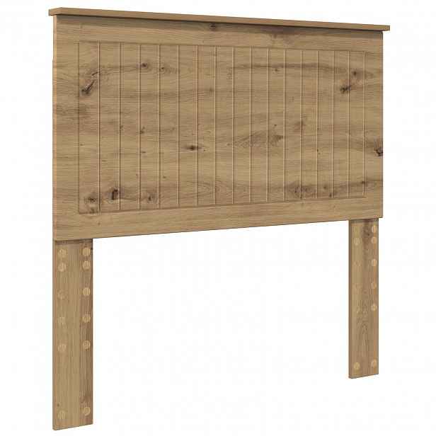 vidaXL Čelo postele Artisanový dub Kompozitní dřevo