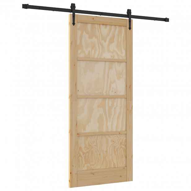 vidaXL Posuvné dveře ORKDAL 86 x 198,5 cm Masivní borovicové dřevo