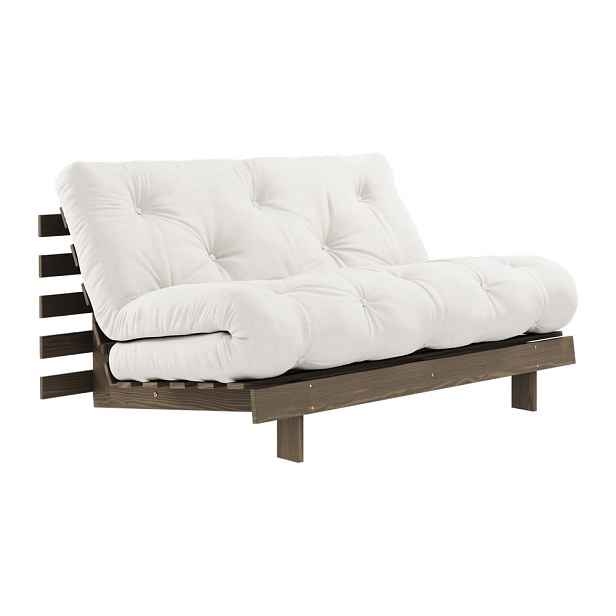 Bílá rozkládací pohovka 140 cm Roots – Karup Design