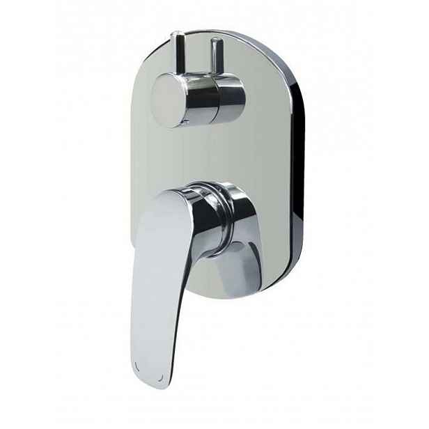 Mereo Eve - Baterie pod omítku, pro 2 spotřebiče, s tělesem, chrom CBV60106B