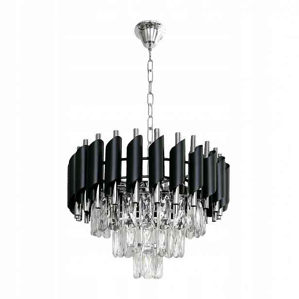Závěsná lampa Milagro Cristal ML2519 Chrom 5xE14 Nastavitelný lustr 38 Cm