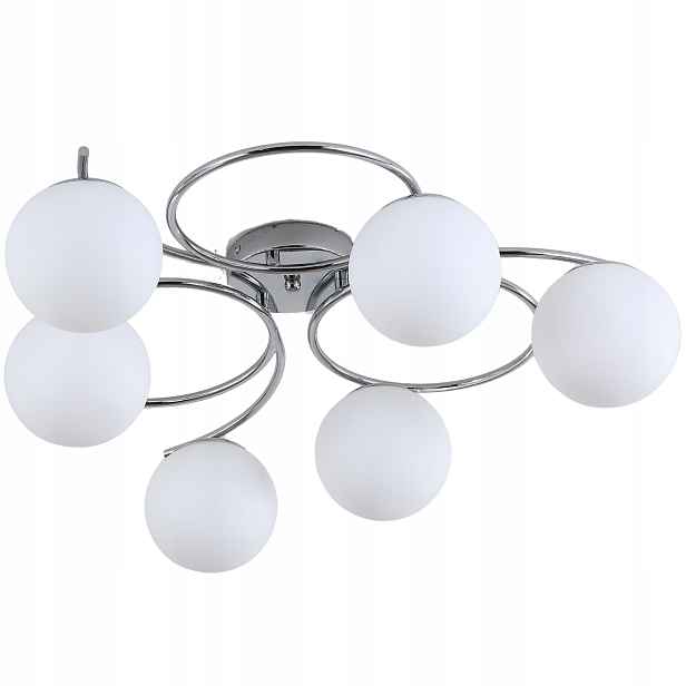 Závěsná Stropní Lampa Lustr Koule zlatá Moderní Led stříbrná